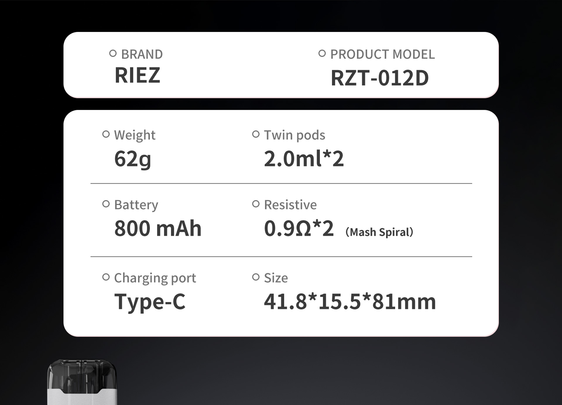 RIEZ RZT-012D